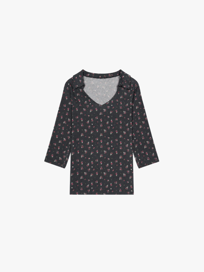 Made - Korean Women Fashion - #womensfashion - Juicy Collar Tee - 4
