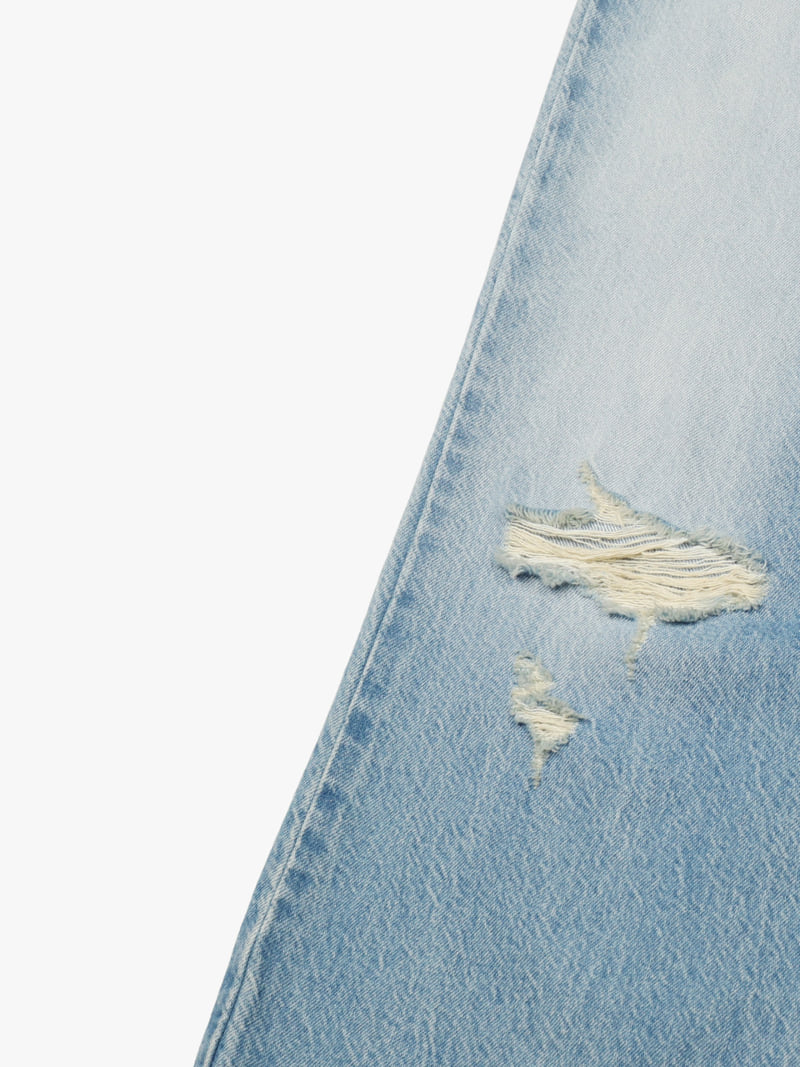 Made - Korean Women Fashion - #pursuepretty - Campus Denim Pants - 5