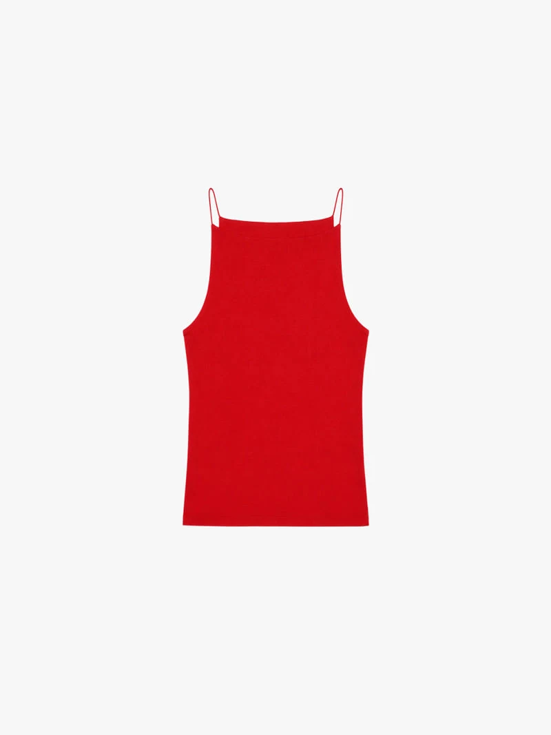 Made - Korean Women Fashion - #pursuepretty - Piping Sleeveless Top