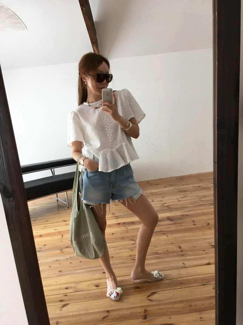 Made - Korean Women Fashion - #restrostyle - Cashew Blouse - 10
