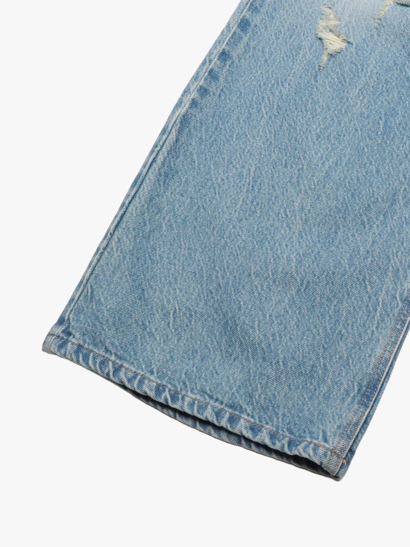 Made - Korean Women Fashion - #restrostyle - Campus Denim Pants - 6