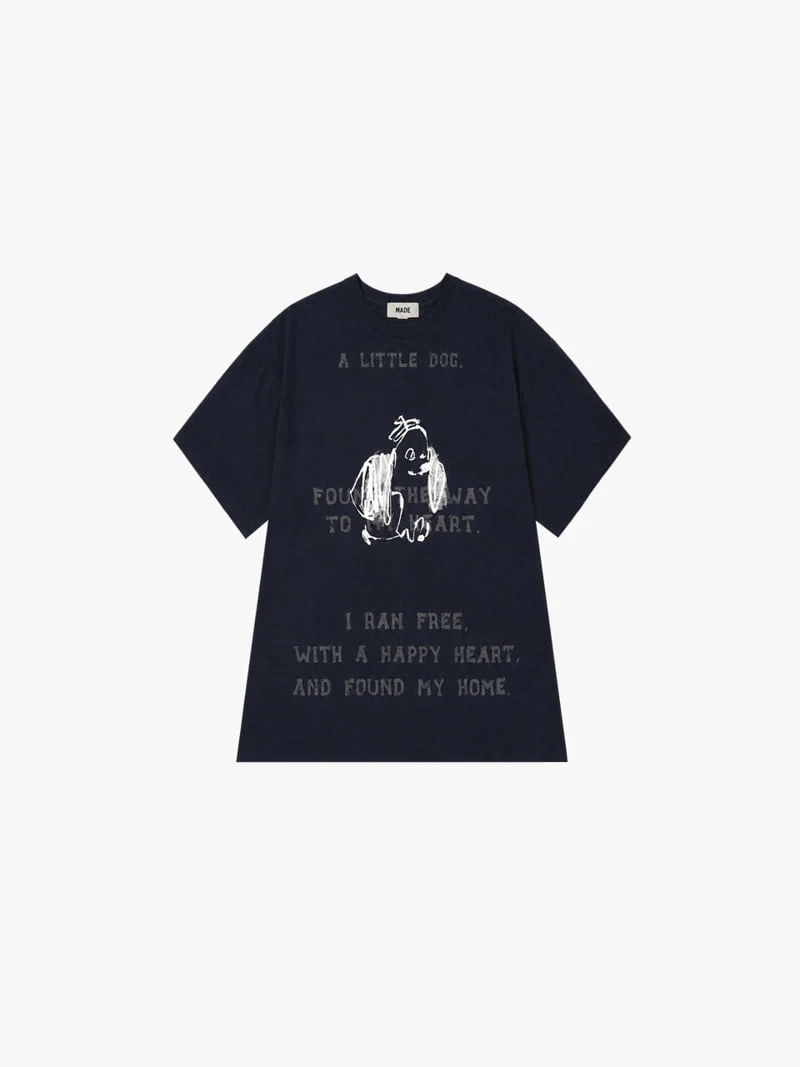 Made - Korean Women Fashion - #romanticstyle - Dog Tee - 2