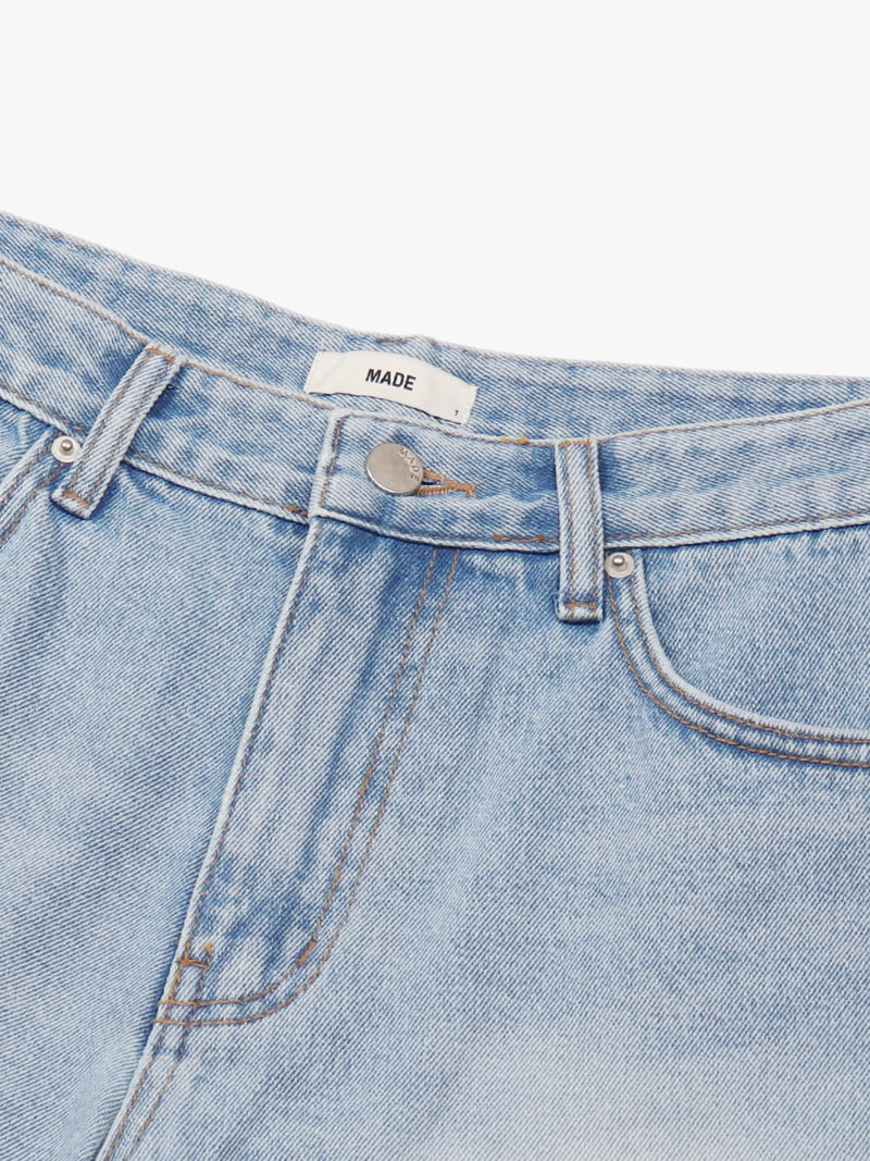 Made - Korean Women Fashion - #shopsmall - It's Short Denim Pants - 5