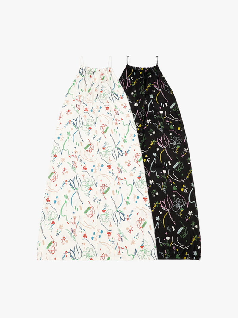 Made - Korean Women Fashion - #shopsmall - Drawing One-Piece - 2