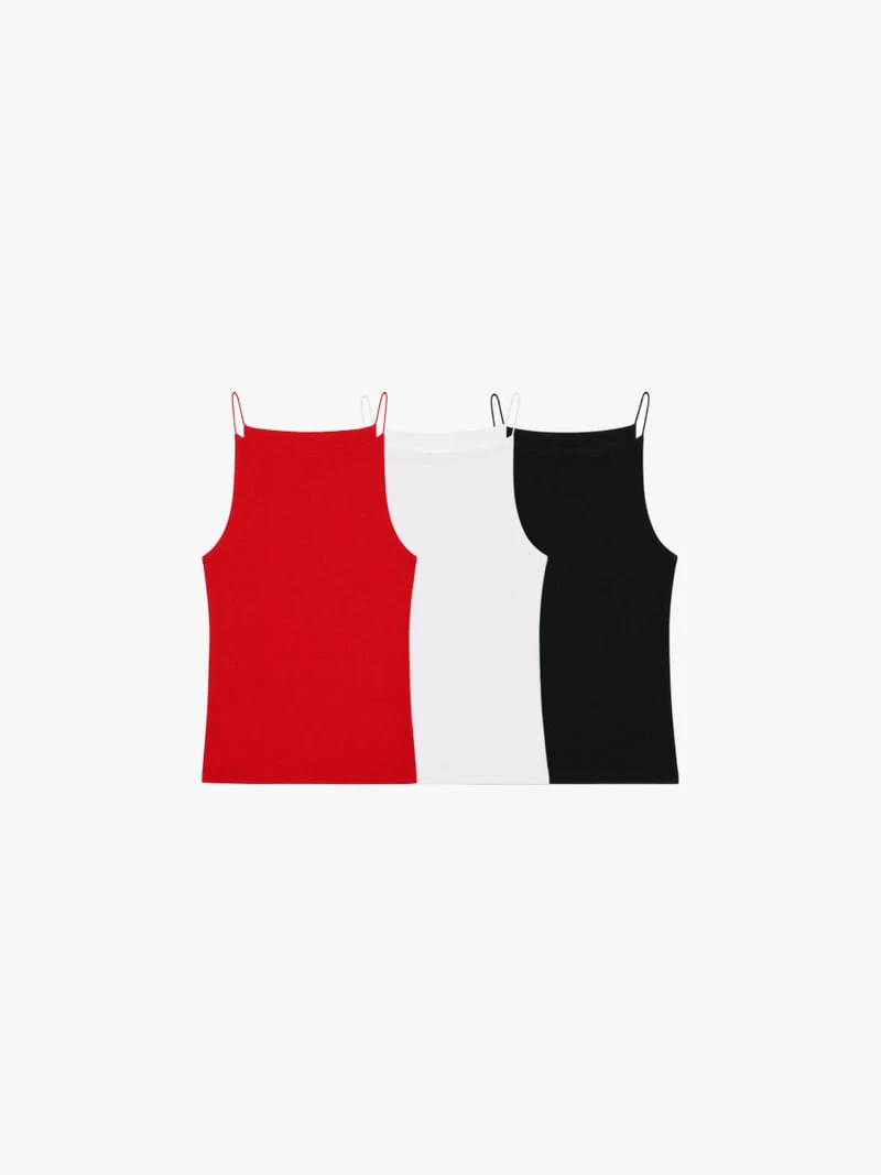Made - Korean Women Fashion - #thatsdarling - Piping Sleeveless Top - 5