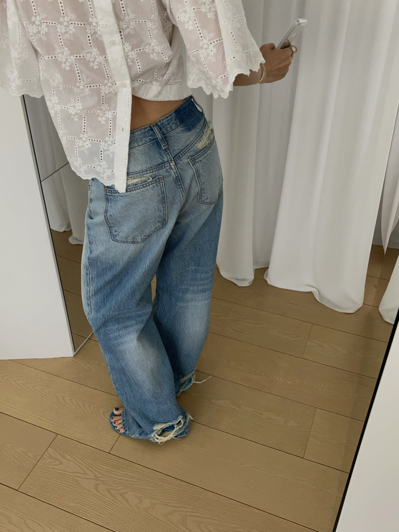 Made - Korean Women Fashion - #thelittlethings - Campus Denim Pants - 10