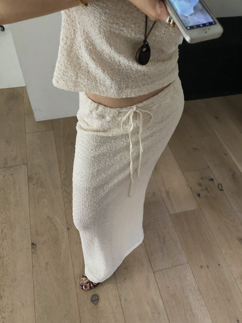 Made - Korean Women Fashion - #vintageinspired - Bubble Long Skirt - 11