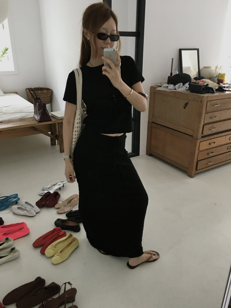 Made - Korean Women Fashion - #vintagekidsstyle - Bubble Long Skirt - 12