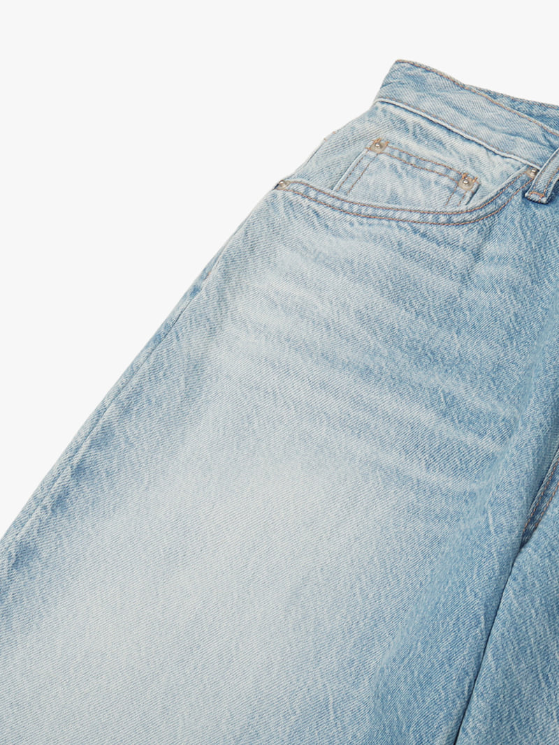 Made - Korean Women Fashion - #vintageinspired - Campus Denim Pants - 4