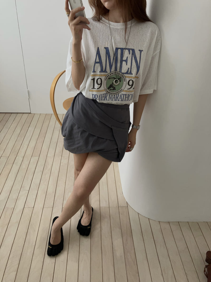 Made - Korean Women Fashion - #womensfashion - Crispy Skirt - 11
