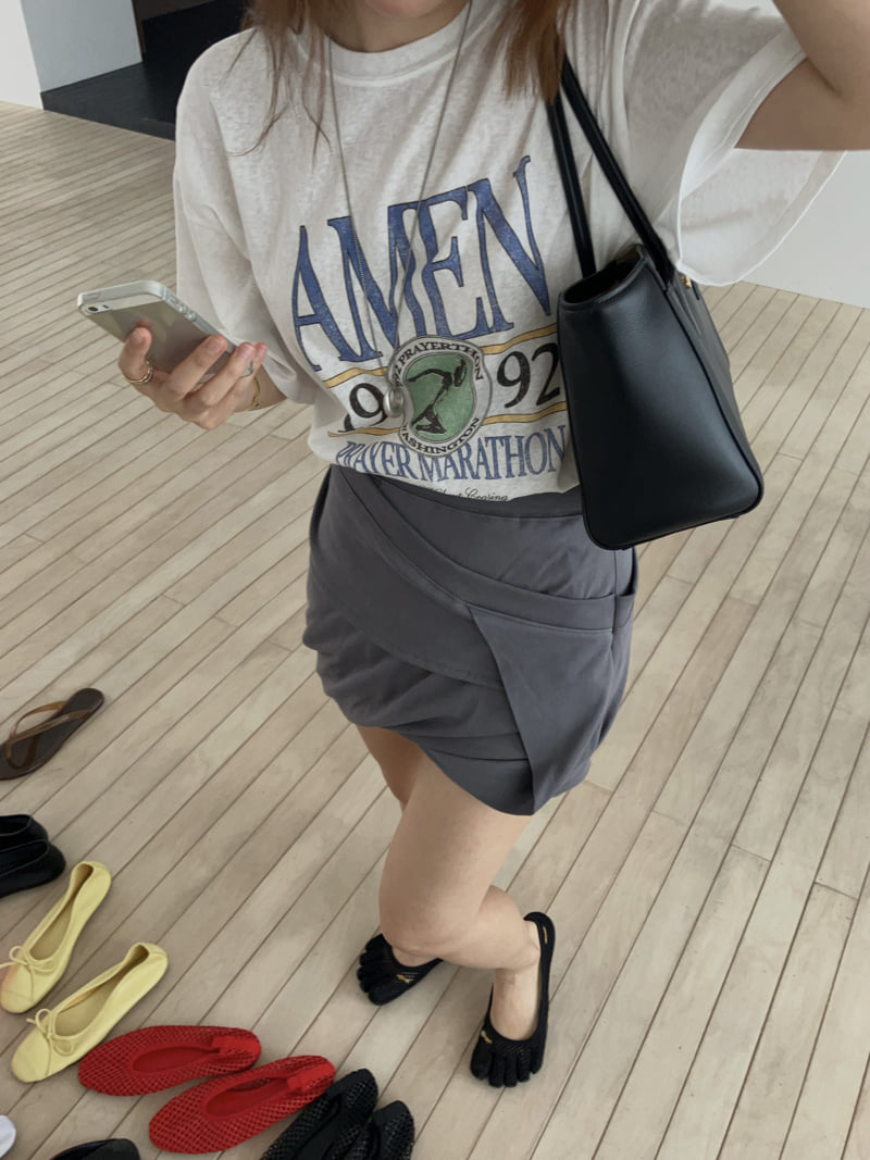 Made - Korean Women Fashion - #womensfashion - A Men Tee - 11