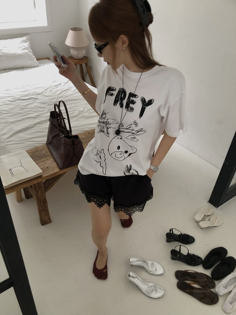Made - Korean Women Fashion - #womensfashion - Prey Tee - 11