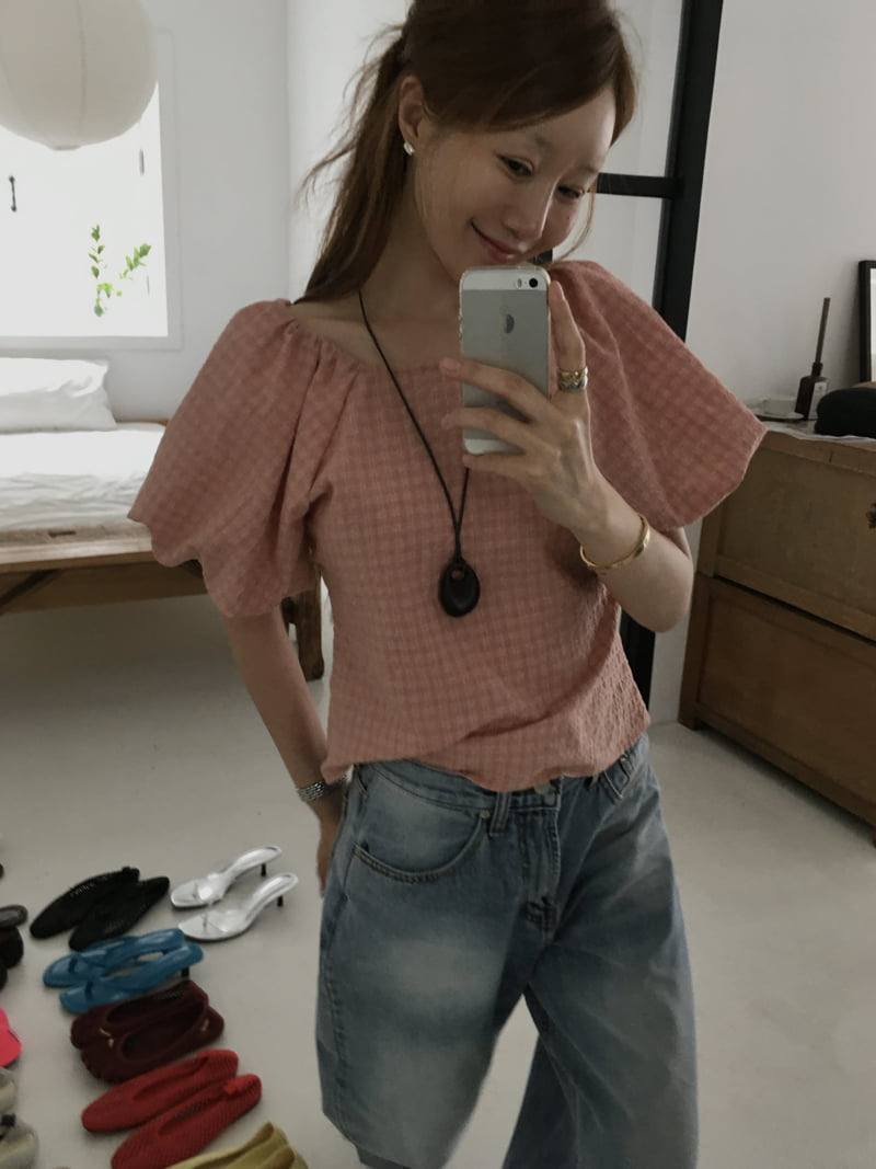 Made - Korean Women Fashion - #womensfashion - Puff Blouse - 11