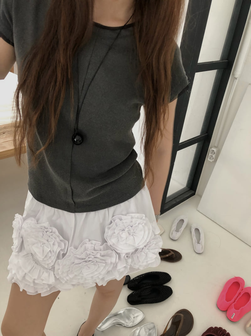 Made - Korean Women Fashion - #womensfashion - Cutting Tee - 12