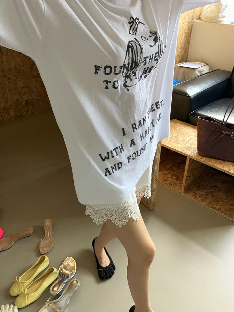 Made - Korean Women Fashion - #womensfashion - Dog Tee - 9