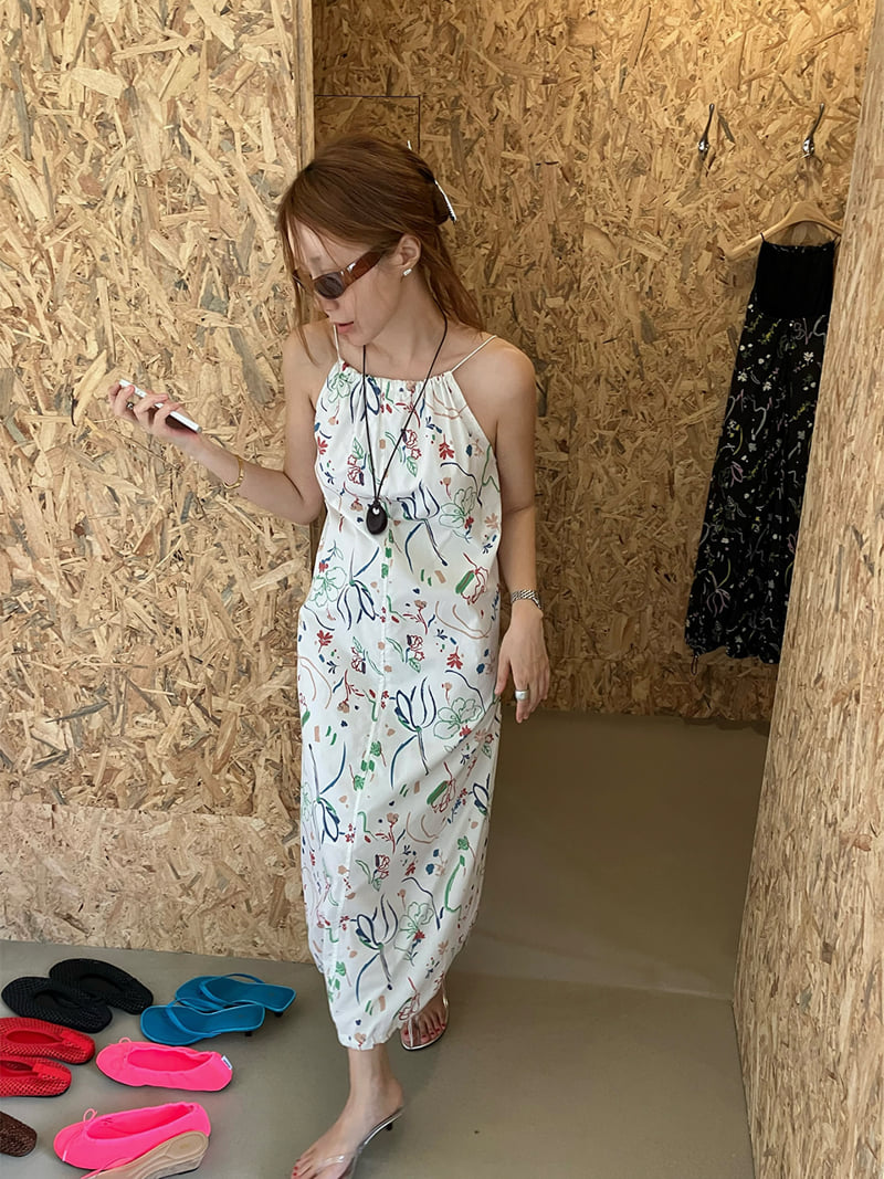 Made - Korean Women Fashion - #womensfashion - Drawing One-Piece - 8