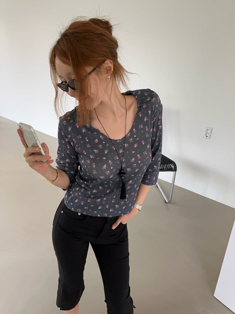 Made - Korean Women Fashion - #womensfashion - Juicy Collar Tee - 11