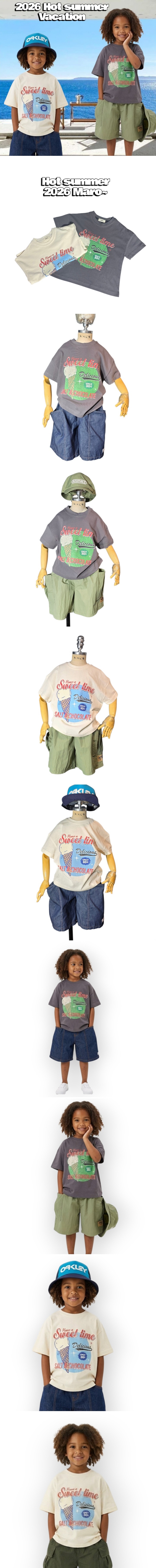 Maro - Korean Children Fashion - #Kfashion4kids - Ice Cream Tee - 2