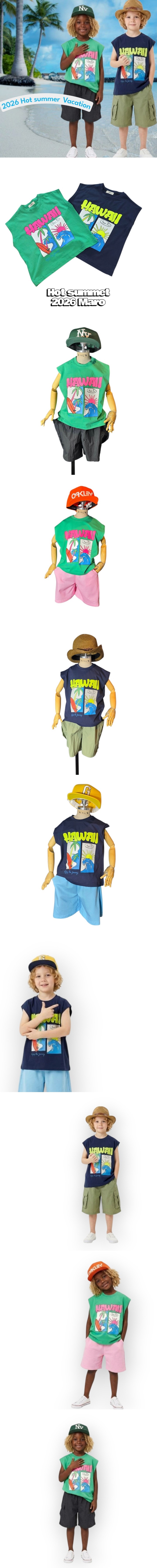 Maro - Korean Children Fashion - #kidsstore - Waikiki Sleeveless - 2