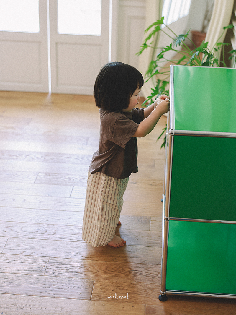 Melmel - Korean Baby Fashion - #babyboutiqueclothing - Stripe Wide Pants - 8