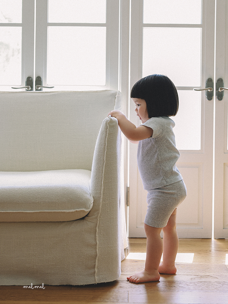 Melmel - Korean Baby Fashion - #babyboutiqueclothing - Short Ribbed Leggings - 5