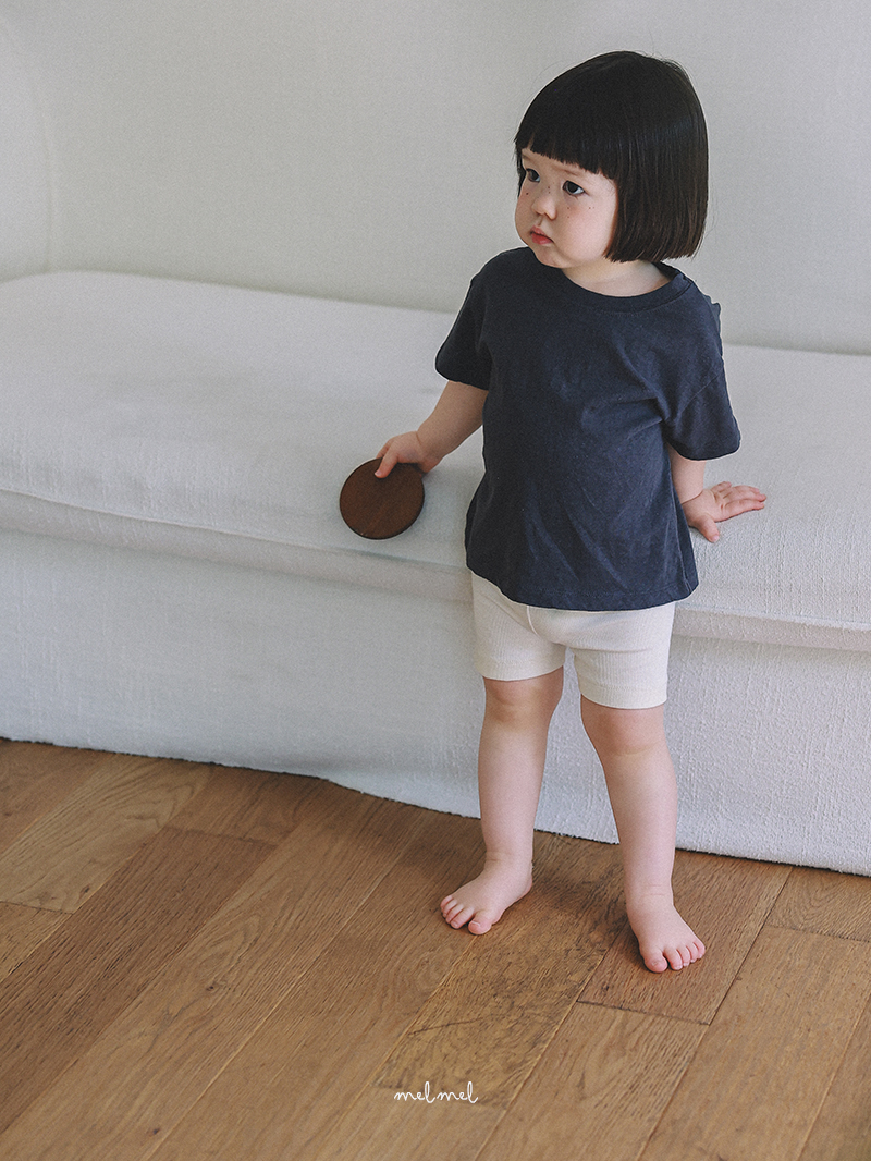 Melmel - Korean Baby Fashion - #babygirlfashion - Short Ribbed Leggings - 9