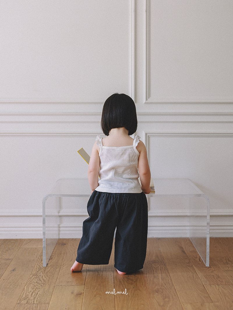 Melmel - Korean Baby Fashion - #babyfever - Linen Wide Pants - 4