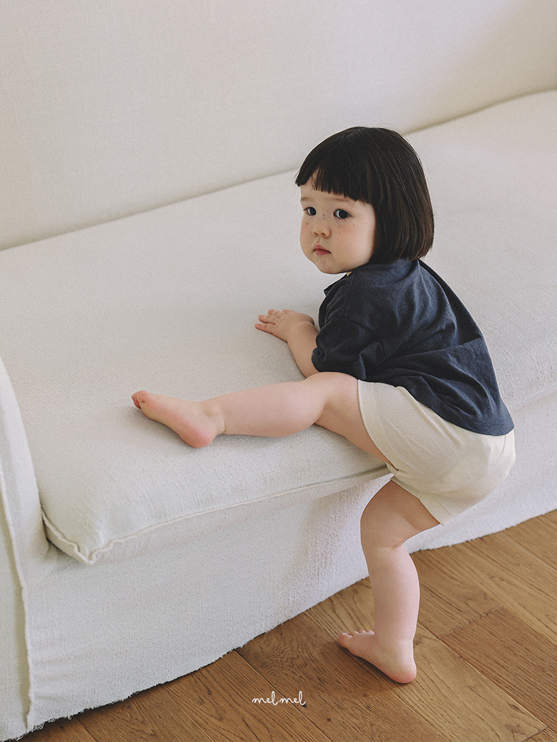Melmel - Korean Baby Fashion - #babyoninstagram - Short Ribbed Leggings - 11