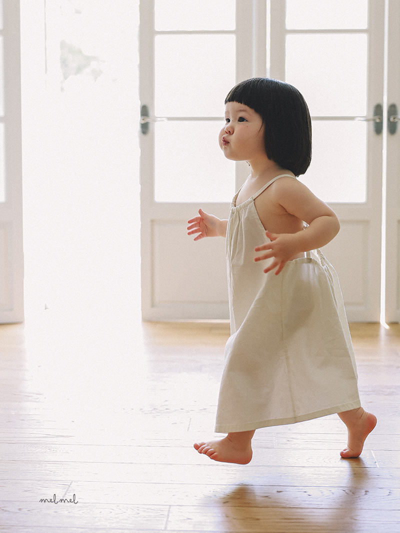 Melmel - Korean Baby Fashion - #babyoninstagram - Summer Linen One-piece - 8