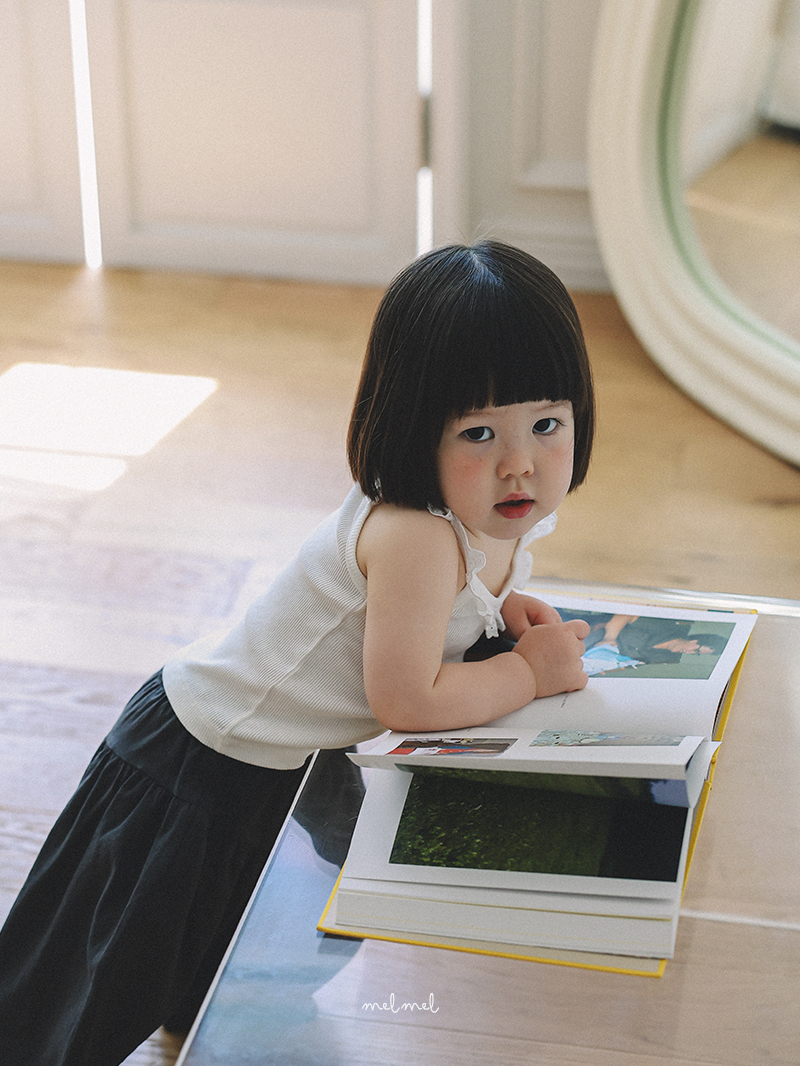 Melmel - Korean Baby Fashion - #babyoninstagram - Linen Wide Pants - 6