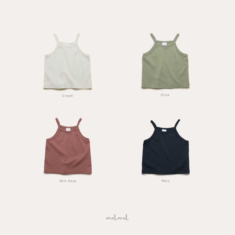 Melmel - Korean Baby Fashion - #babyootd - Rib Tank Top
