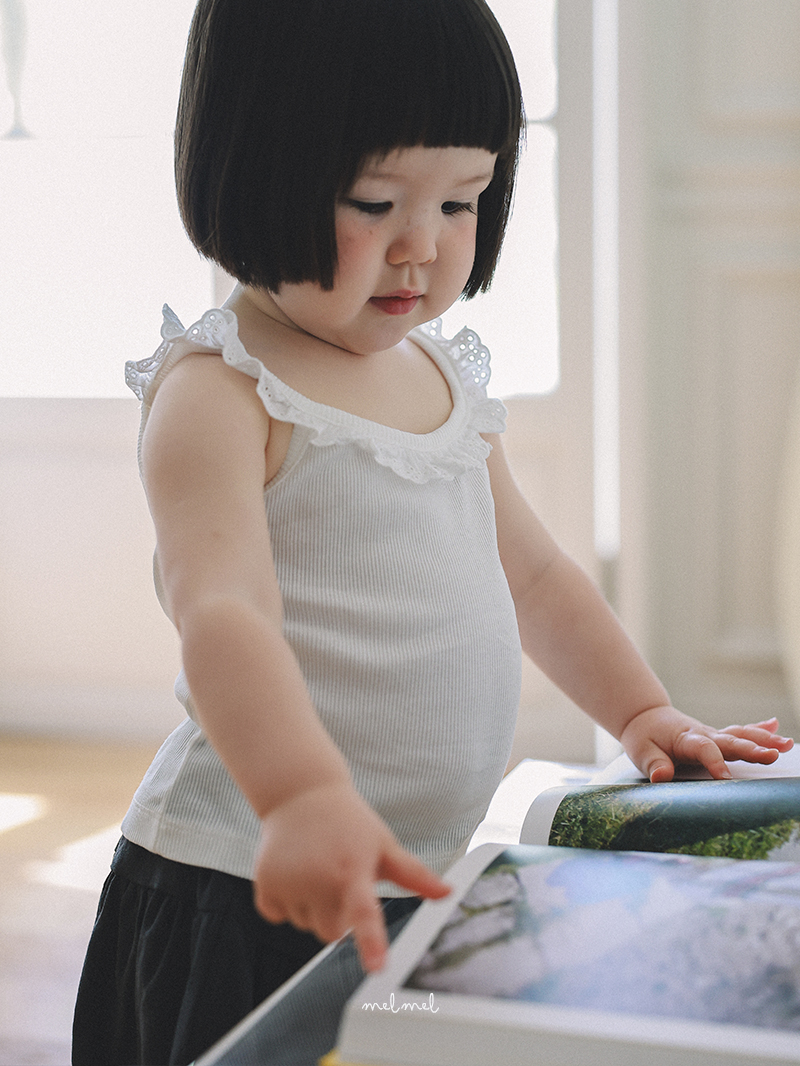 Melmel - Korean Baby Fashion - #babyootd - Linen Wide Pants - 7