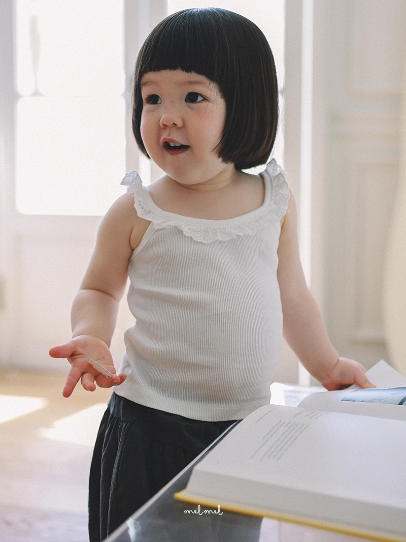Melmel - Korean Baby Fashion - #babyoutfit - Linen Wide Pants - 8