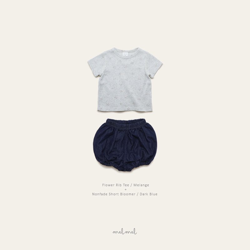 Melmel - Korean Baby Fashion - #babyoutfit - Non-Fade Short Bloomers - 2