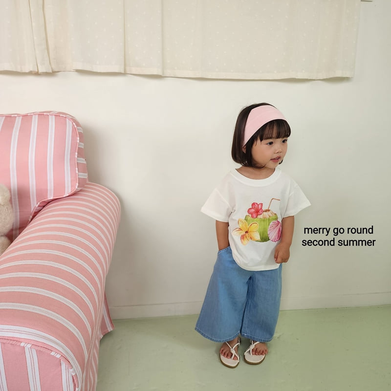 Merry Go Round - Korean Children Fashion - #childofig - Coconut Tee - 6