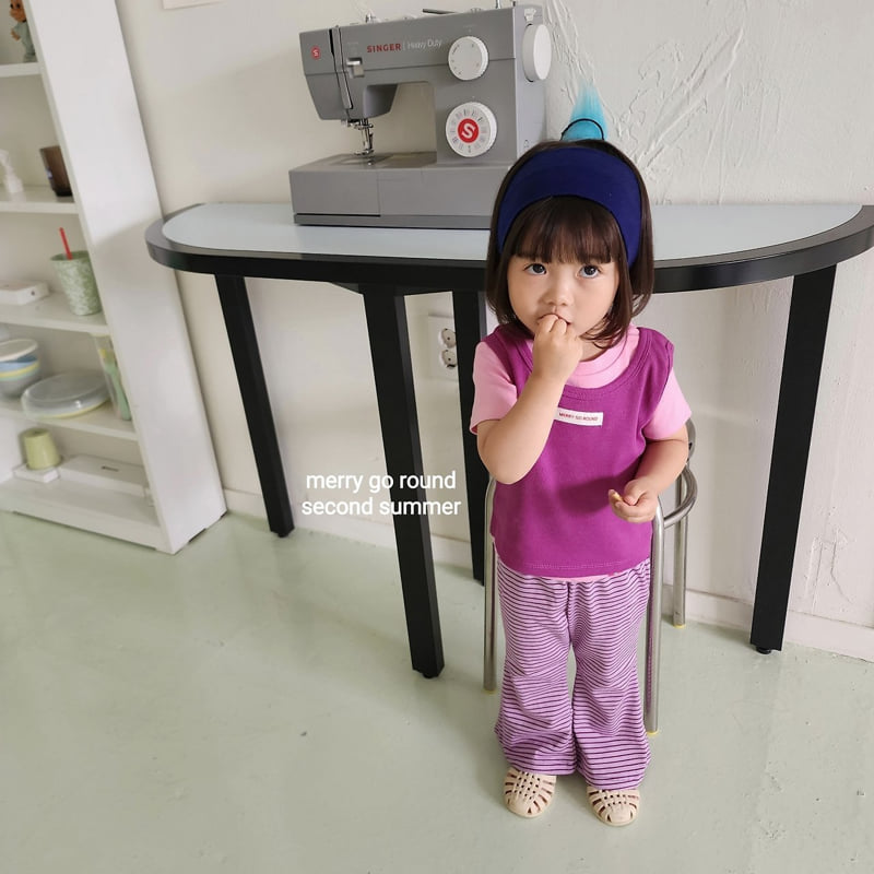 Merry Go Round - Korean Children Fashion - #childrensboutique - Jelly Sleeveless Set - 3