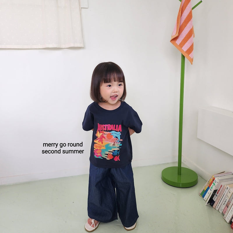 Merry Go Round - Korean Children Fashion - #childrensboutique - Marine Tee - 2