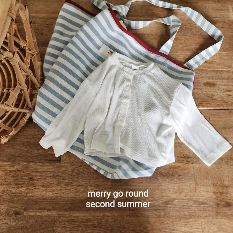 Merry Go Round - Korean Children Fashion - #childrensboutique - Flowy Ribbed Cardigan