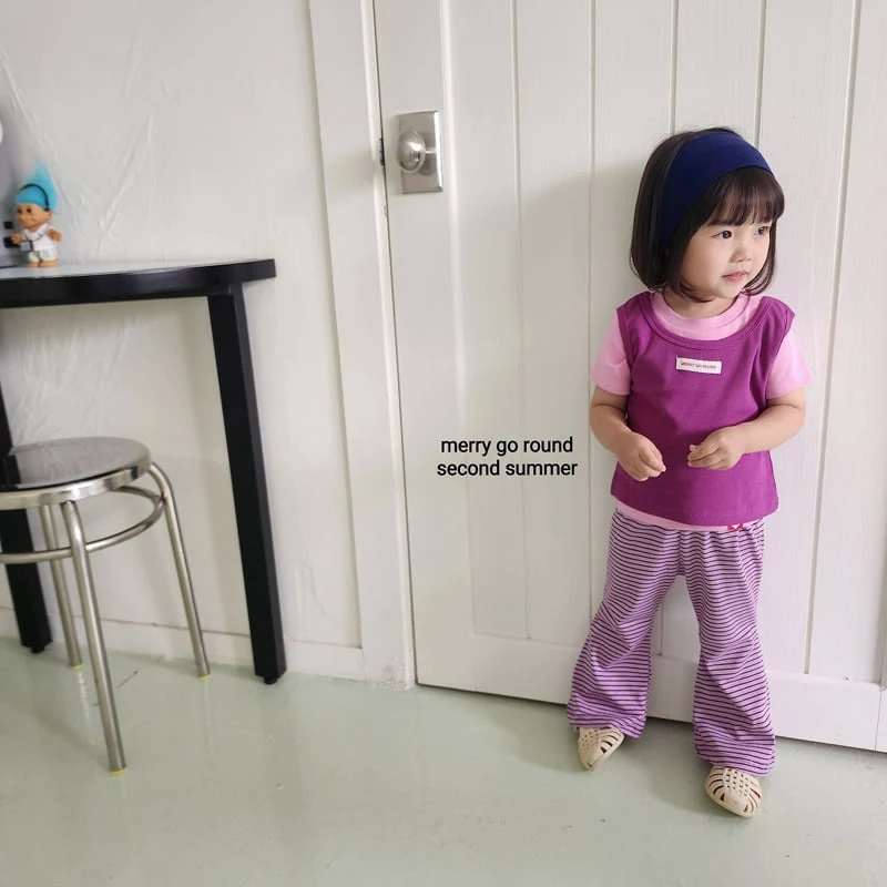 Merry Go Round - Korean Children Fashion - #childrensboutique - Jelly Sleeveless Set - 4