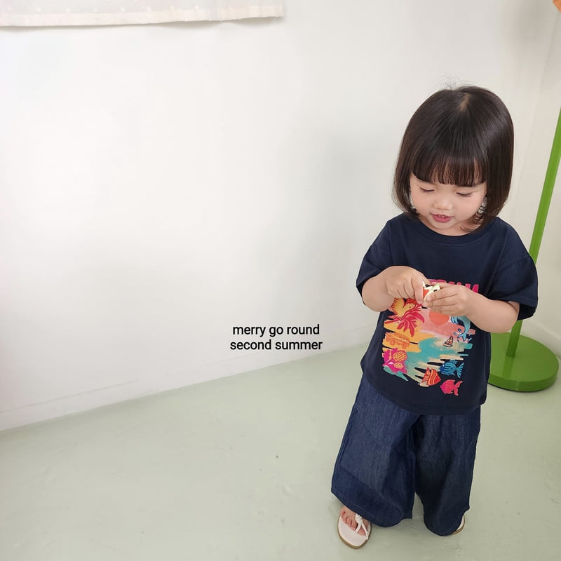 Merry Go Round - Korean Children Fashion - #designkidswear - Marine Tee - 3