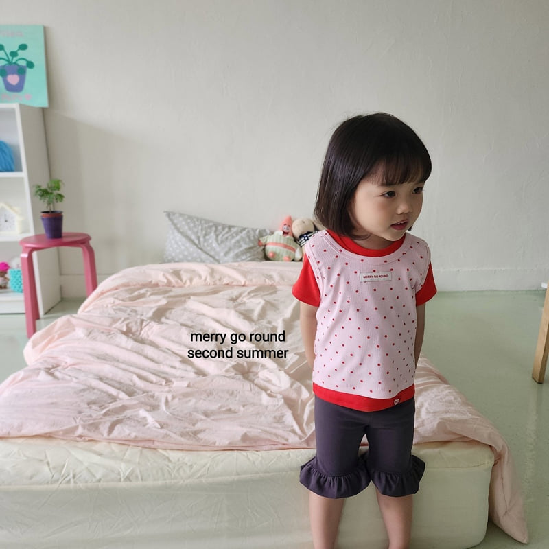 Merry Go Round - Korean Children Fashion - #discoveringself - Spandex Frill Shorts - 8