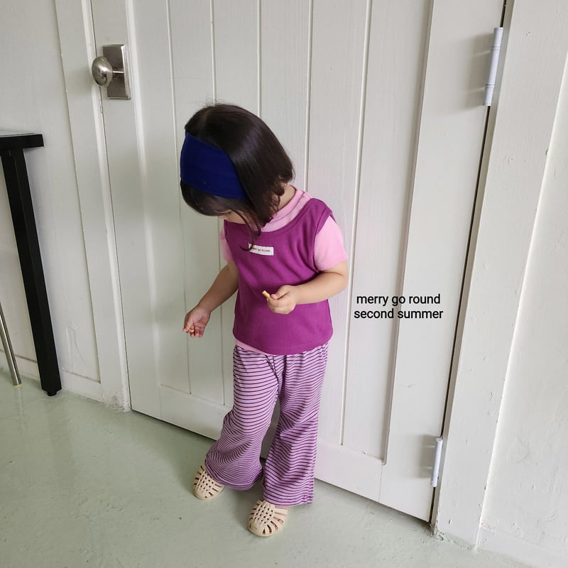 Merry Go Round - Korean Children Fashion - #discoveringself - Jelly Sleeveless Set - 5