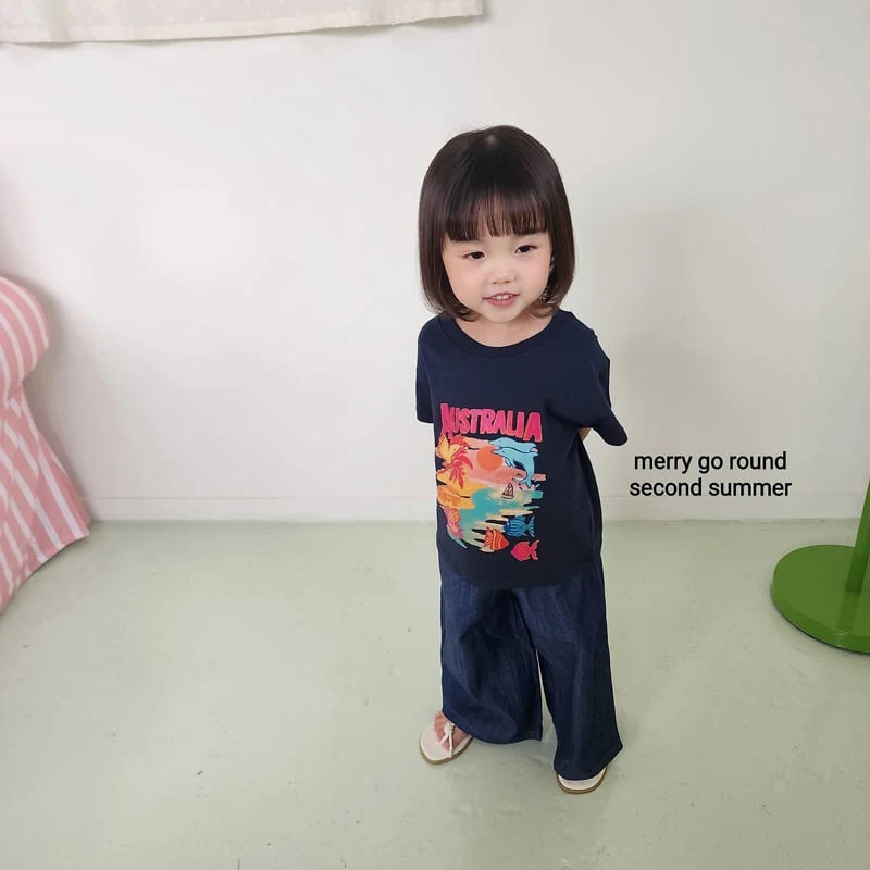 Merry Go Round - Korean Children Fashion - #designkidswear - Marine Tee - 4