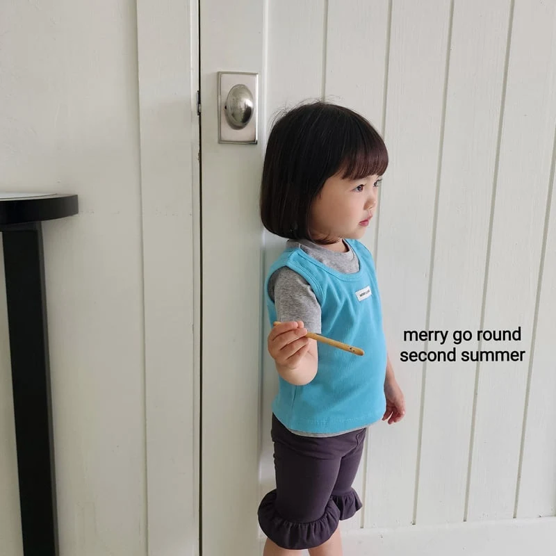 Merry Go Round - Korean Children Fashion - #fashionkids - Jelly Sleeveless Set - 6