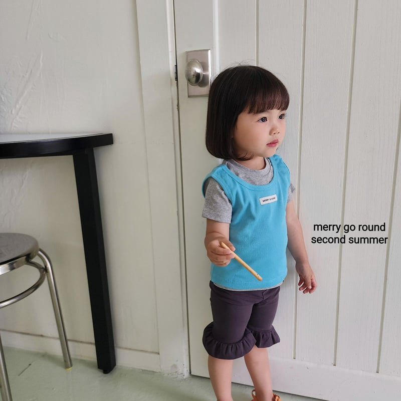 Merry Go Round - Korean Children Fashion - #kidsshorts - Jelly Sleeveless Set - 7