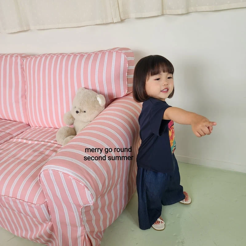 Merry Go Round - Korean Children Fashion - #kidsshorts - Marine Tee - 6