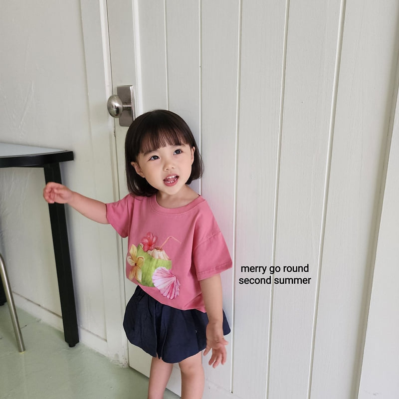 Merry Go Round - Korean Children Fashion - #kidsstore - Coconut Tee - 12