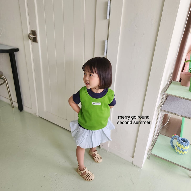 Merry Go Round - Korean Children Fashion - #kidzfashiontrend - Jelly Sleeveless Set - 9