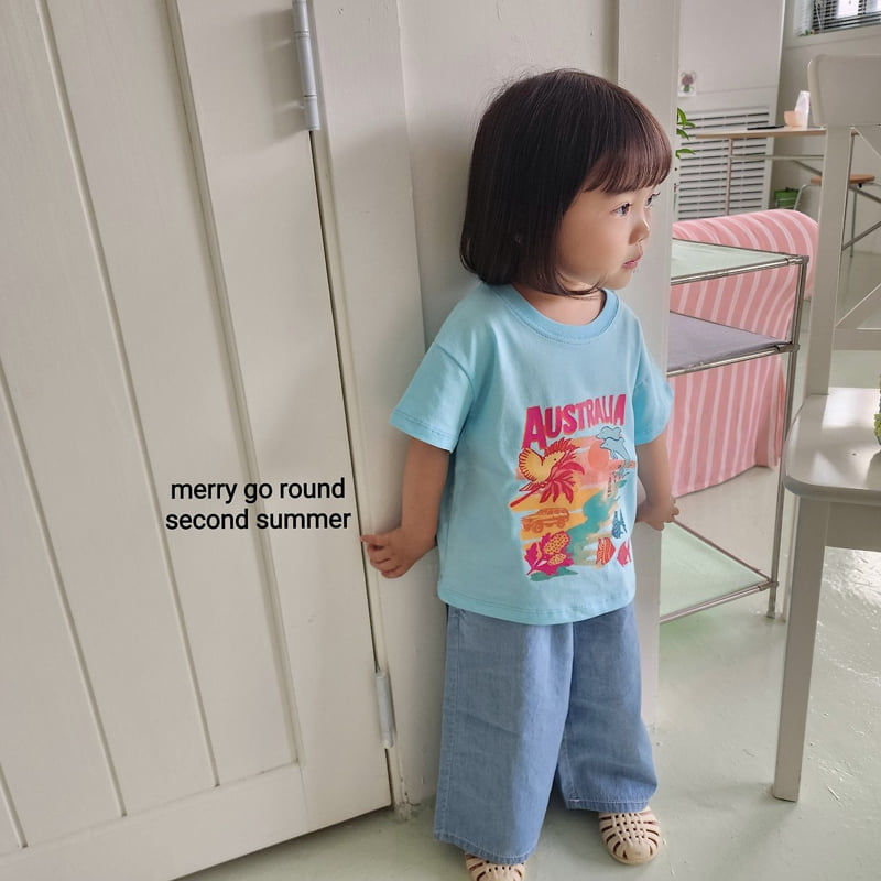 Merry Go Round - Korean Children Fashion - #kidzfashiontrend - Marine Tee - 8