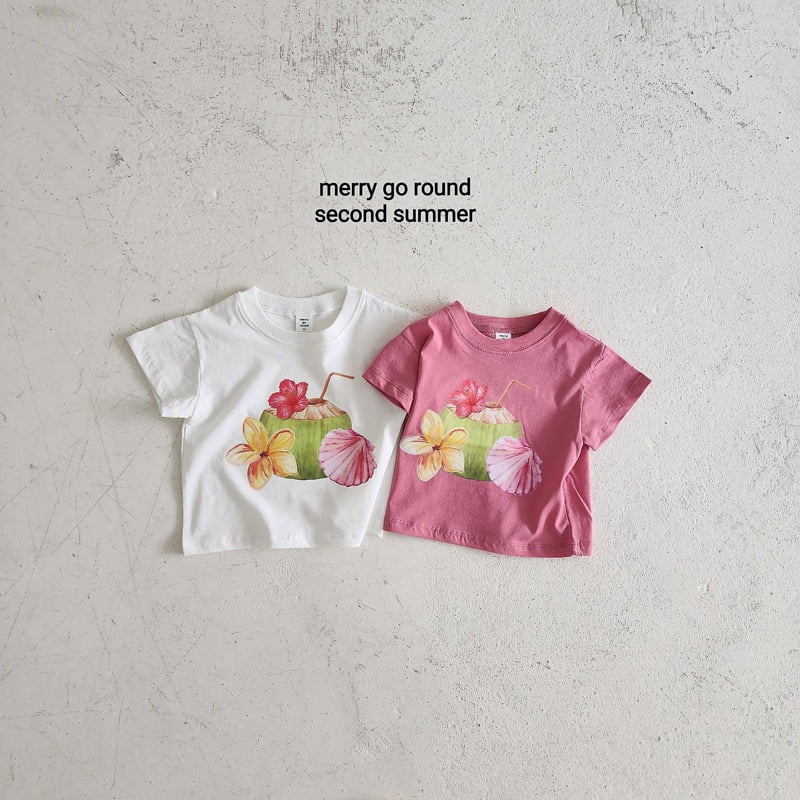 Merry Go Round - Korean Children Fashion - #minifashionista - Coconut Tee